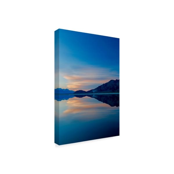 American School 'Owens Lake Sunset Verticle' Canvas Art,30x47